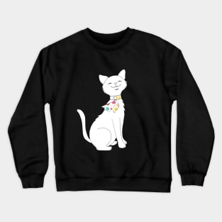 Cat Girl Cat Mom Mother's Day Crewneck Sweatshirt